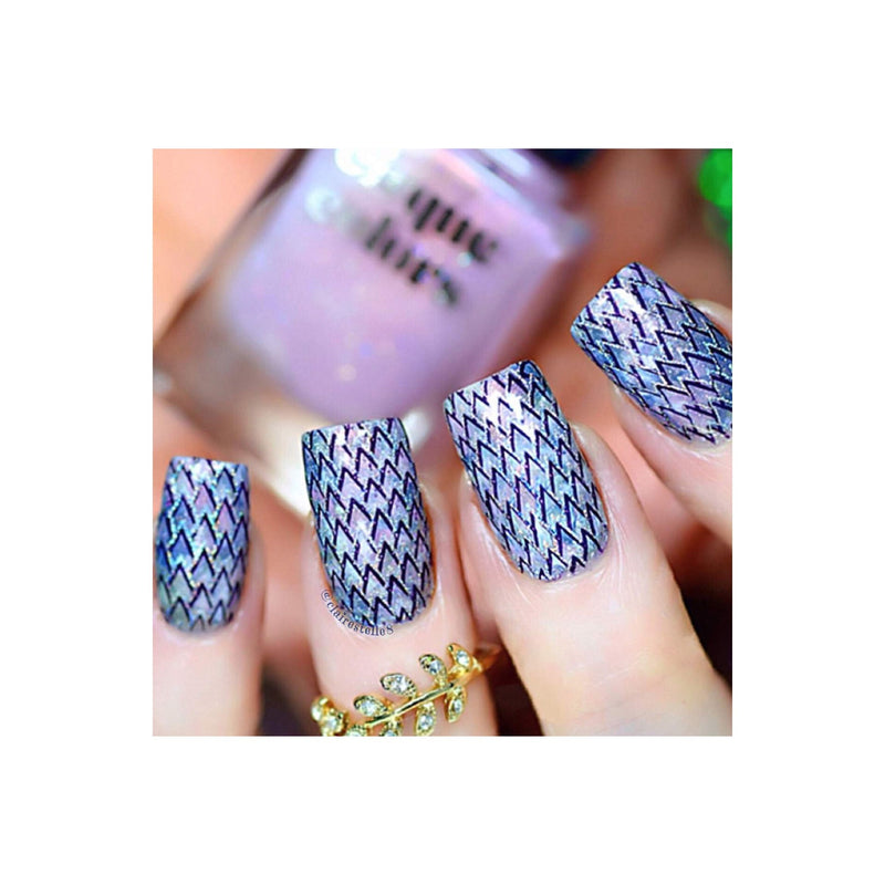 UberChic Beauty Fairytale-02 Stamping Plate Gray