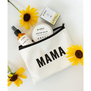 Sunflower Motherhood Pregnancy Mama Pouch Bundle Baby Gift Set Light Gray