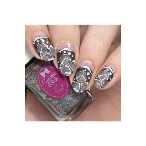 UberChic Beauty Bottoms Up Stamping Plate Rosy Brown