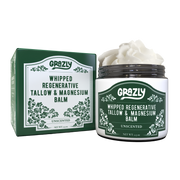 Grazly Dead Sea Magnesium & Tallow Balm Black Unscented / 1 Jar,Unscented / Buy 2 Get 1 Free,Unscented / Buy 3 Get 2 Free