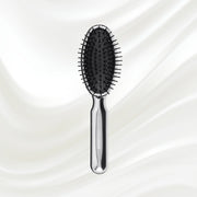 KOH-I-NOOR Beauty USA Metallic Pneumatic Oval Synthetic Pin Hairbrush Hair Brush Lavender Chrome / Small