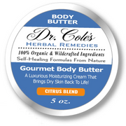 COLEHERBALS LLC 41 - Dr. Cole's Gourmet Body Butter - CITRUS BLEND Light Gray