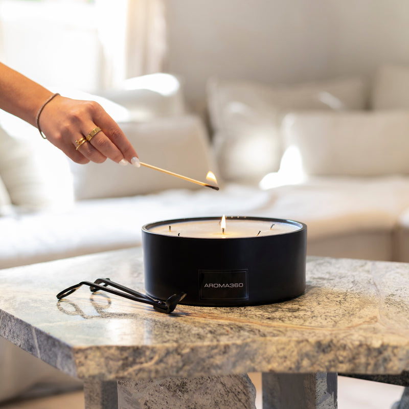 Aroma360 My Way 6-Wick Candle Candle White Smoke White,Black