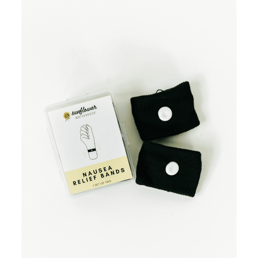 Sunflower Motherhood Nausea Relief Bands Nausea Relief White Smoke