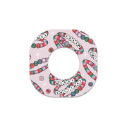 Peelz Merry Swiftmas Dexcom G7 and Stelo Patch Tape - Pump Peelz Patch Medical Tape White Smoke 12-Pack (Set of 12 Patches),4-Pack (Set of 4 Patches),1-Single (1 Single Patch)