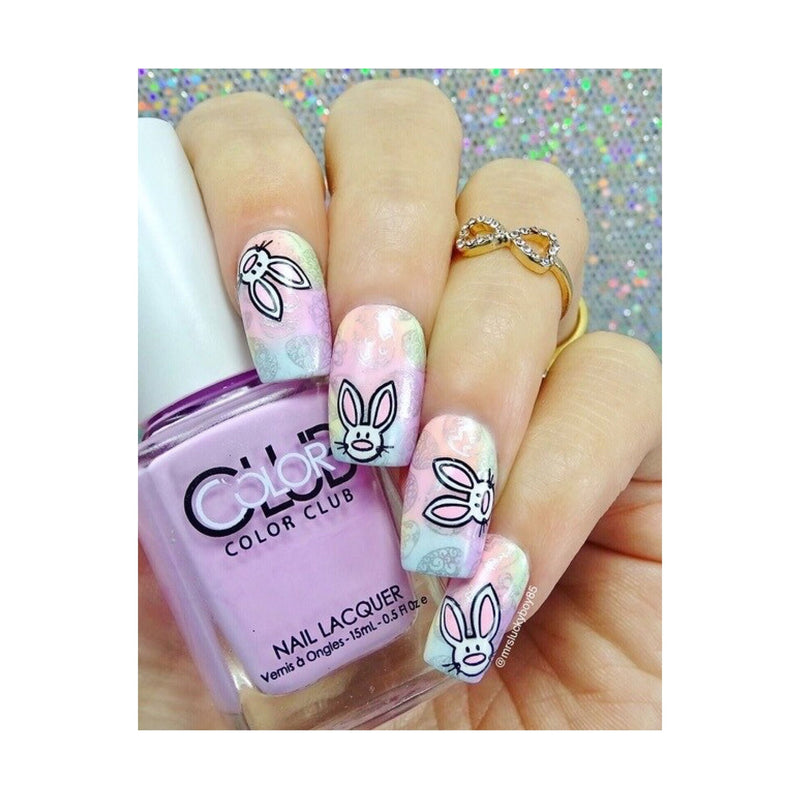 UberChic Beauty Yay Spring! Stamping Plate Gray