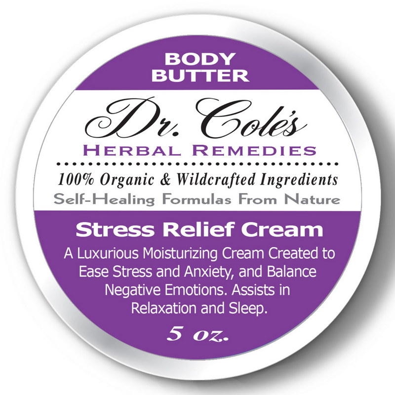 COLEHERBALS LLC 30 - Dr. Cole's Stress Relief Cream Herbal White Smoke