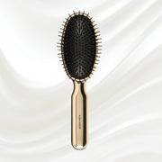 KOH-I-NOOR Beauty USA Metallic Pneumatic Oval Synthetic Pin Hairbrush Hair Brush Lavender Gold / Large