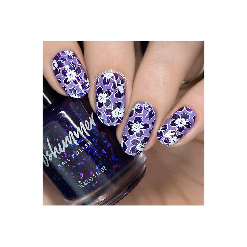 UberChic Beauty Collection 27 Stamping Plate Rosy Brown