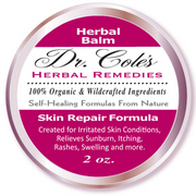 COLEHERBALS LLC 16 - Dr. Cole's Organic Skin Repair Herbal Balm Herbal Misty Rose
