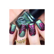 UberChic Beauty Holiday Jingle, (Christmas-03) Stamping Plate Gray