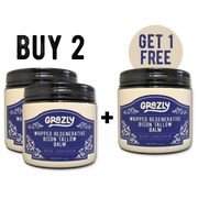 Grazly Whipped Bison Tallow & Manuka Honey Moisturizing Balm Black Rose Geranium / Buy 2 Get 1 Free