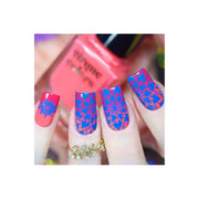 UberChic Beauty Collection 25 Stamping Plate Pale Violet Red