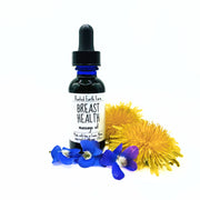 Rooted Earth Farm + Apothecary Breast Health Massage Oil Bath + Body Oils White Smoke 1 oz