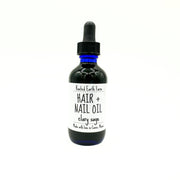 Rooted Earth Farm + Apothecary Herbal Hair + Nail Oil Hair + Nail Care White Smoke clary sage / 1 oz