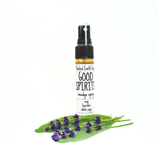 Rooted Earth Farm + Apothecary Good Spirits Smudge Spray Smudge Sprays White Smoke 1 oz