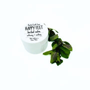 Rooted Earth Farm + Apothecary Happy Feet Salve Herbal Salves + Balms White Smoke 1 oz