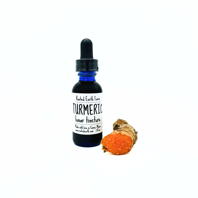 Rooted Earth Farm + Apothecary Turmeric Tincture Tinctures + Capsules White Smoke 1 oz