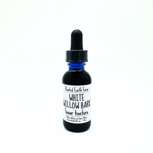 Rooted Earth Farm + Apothecary White Willow Bark Tincture Tinctures + Capsules White Smoke 1 oz