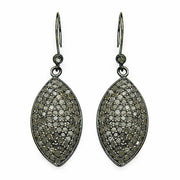 Bids.com 2.82 Carat Genuine Diamond .925 Sterling Silver Earrings Earrings White Smoke