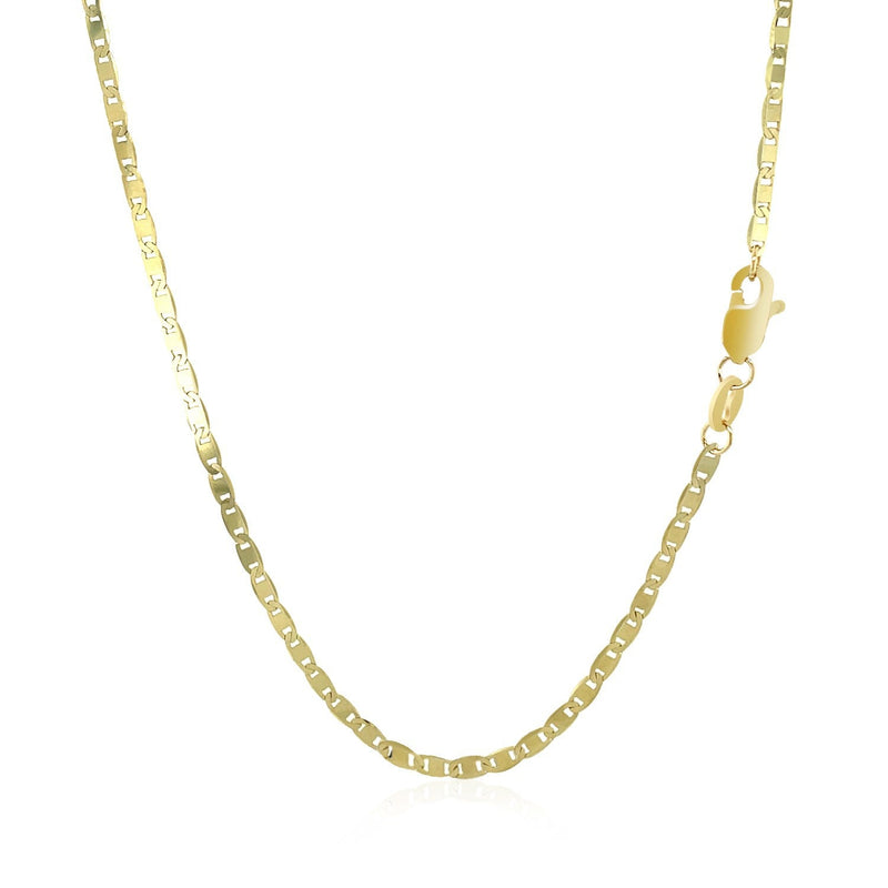 Bids.com 10k Yellow Gold Mariner Link Chain 1.7mm Necklaces White Smoke 16 / Yellow Gold,18 / Yellow Gold,20 / Yellow Gold,24 / Yellow Gold