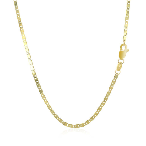 Bids.com 10k Yellow Gold Mariner Link Chain 1.7mm Necklaces White Smoke 16 / Yellow Gold,18 / Yellow Gold,20 / Yellow Gold,24 / Yellow Gold