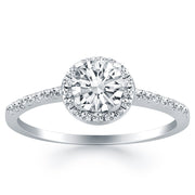 Bids.com 14k White Gold Diamond Halo Collar Engagement Ring Rings White Smoke 4 / White Gold,4.5 / White Gold,5 / White Gold,5.5 / White Gold,6 / White Gold,6.5 / White Gold,7 / White Gold,7.5 / White Gold,8 / White Gold,8.5 / White Gold,9 / White Gold