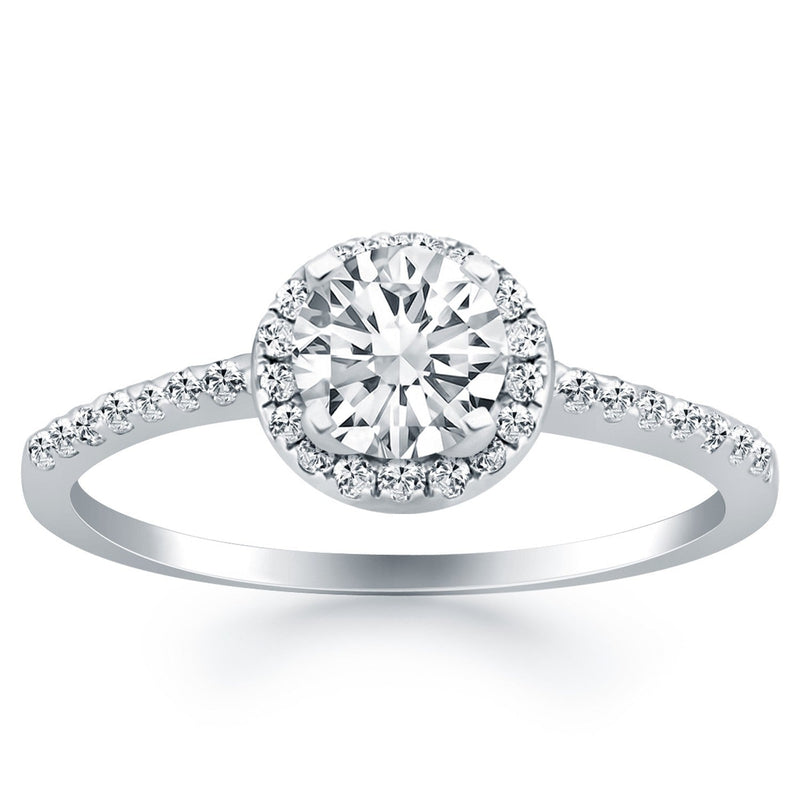 Bids.com 14k White Gold Diamond Halo Collar Engagement Ring Rings White Smoke 4 / White Gold,4.5 / White Gold,5 / White Gold,5.5 / White Gold,6 / White Gold,6.5 / White Gold,7 / White Gold,7.5 / White Gold,8 / White Gold,8.5 / White Gold,9 / White Gold