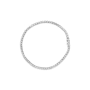 Bids.com 14K White Gold 4.0 Cttw Classic Lab-Grown Diamond Tennis Bracelet (F-G Color, VS2-SI1 Clarity) - 7" Inches Bracelets White Smoke White.Gold / 7 / A
