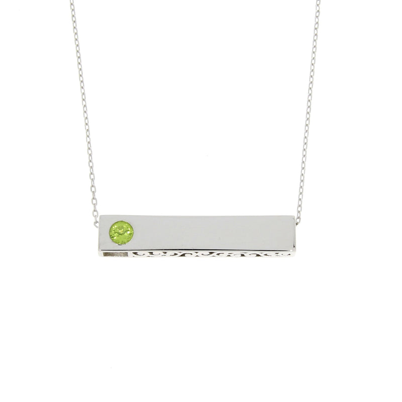 Bids.com Peridot Fashion Pendants Sterling Silver Pendants White Smoke 18