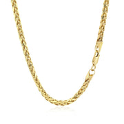Bids.com 3.15mm 14k Yellow Gold Diamond Cut Round Franco Chain Necklaces White Smoke 18 / Yellow Gold,20 / Yellow Gold,24 / Yellow Gold