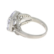 Bids.com Cubic Zirconium Ring Sterling Silver Rings White Smoke 6.0