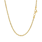 Bids.com 2.0mm 10k Yellow Gold Solid Diamond Cut Rope Chain Necklaces White Smoke 16 / Yellow Gold,18 / Yellow Gold,20 / Yellow Gold,22 / Yellow Gold,24 / Yellow Gold,One / Yellow Gold