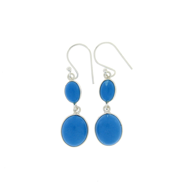 Bids.com Dangle Earrings Sterling Silver Earrings White Smoke
