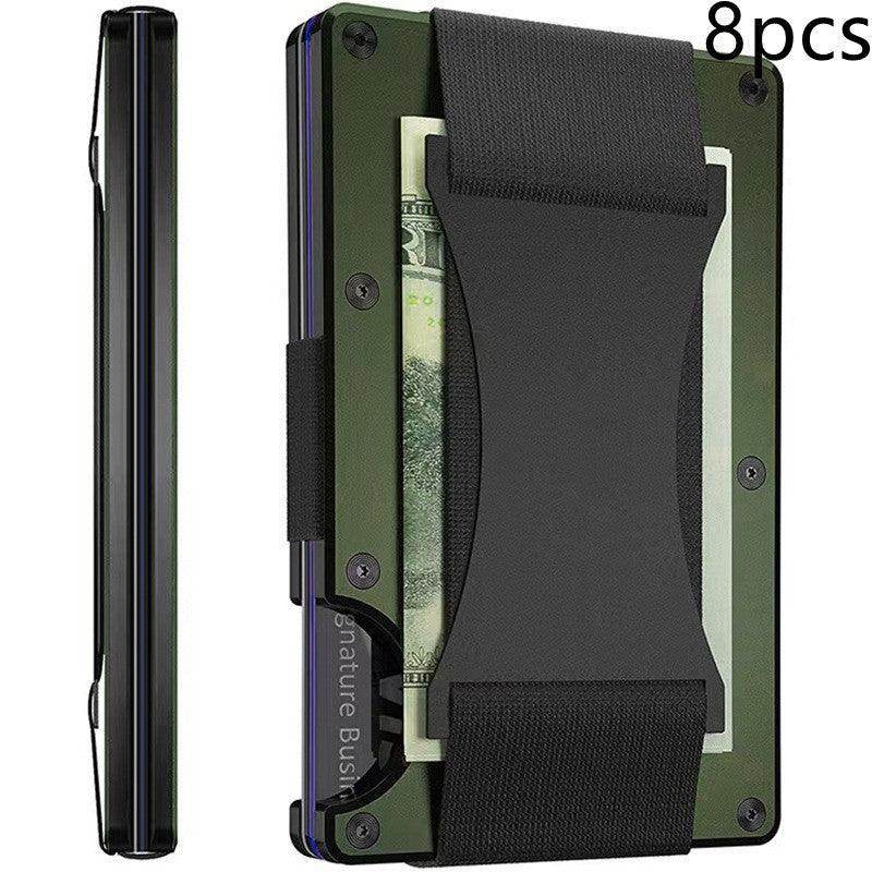 SmartPursue™ Carbon Fiber Wallet - RFID Blocking Metal Card Holder Card Wallet White Smoke Army Green,Black,Blue,Brown,Carbon Fiber Grain,Dark Green,Desert gold gradient,Fluorescent Green,Gradient Blue,Gradient Purple Blue,Grey,Light Blue,Orange,Purple,Real Carbon Fiber,Red,Rose Gold,Sapphire Blue,Set1,Set2,Set3,Set4,Set5,Set6,Set7