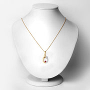 Bids.com 0.20 Carat Genuine Ruby .925 Sterling Silver Pendant Pendants White Smoke size 18.00