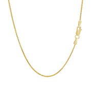 Bids.com 14k Yellow Gold Diamond Cut Round Wheat Chain 1.0mm Necklaces White Smoke 16 / Yellow Gold,18 / Yellow Gold,20 / Yellow Gold,One / Yellow Gold