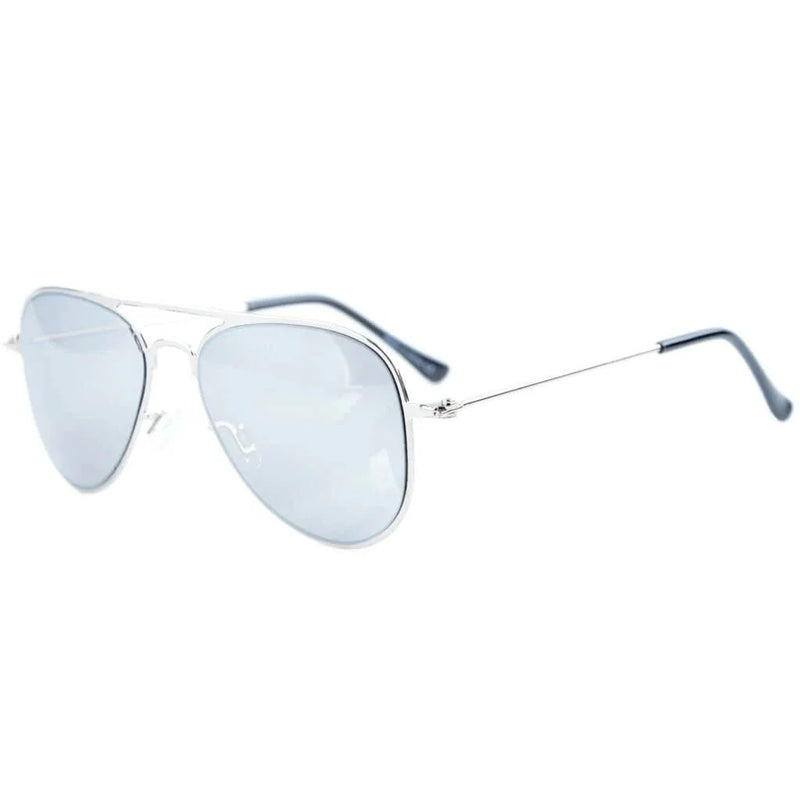 eyekeeper.com 2-6yr Old Kids Child Pilot Metal Frame Sunglasses S15017 Sunglasses White Smoke Silver