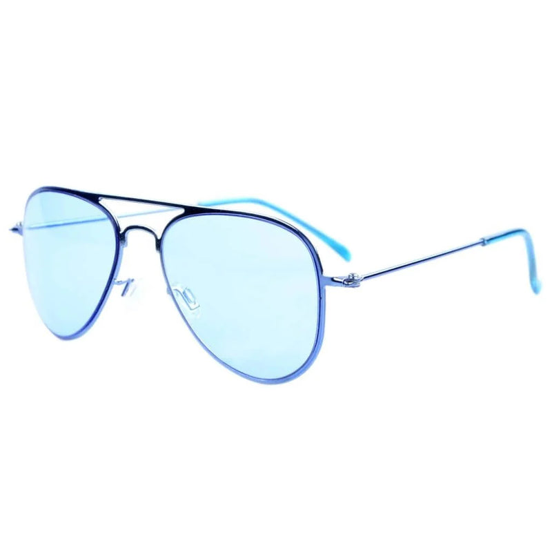 eyekeeper.com 2-6yr Old Kids Child Pilot Metal Frame Sunglasses S15017 Sunglasses White Smoke Blue