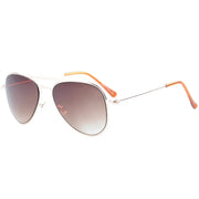 eyekeeper.com 2-6yr Old Kids Child Pilot Metal Frame Sunglasses S15017 Sunglasses White Smoke Brown