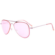 eyekeeper.com 2-6yr Old Kids Child Pilot Metal Frame Sunglasses S15017 Sunglasses White Smoke Pink