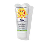 California Baby (No Fragrance) Super Sensitive™ Broad Spectrum SPF 30+ Sunscreen Sunscreen White Smoke 2.9oz/82g