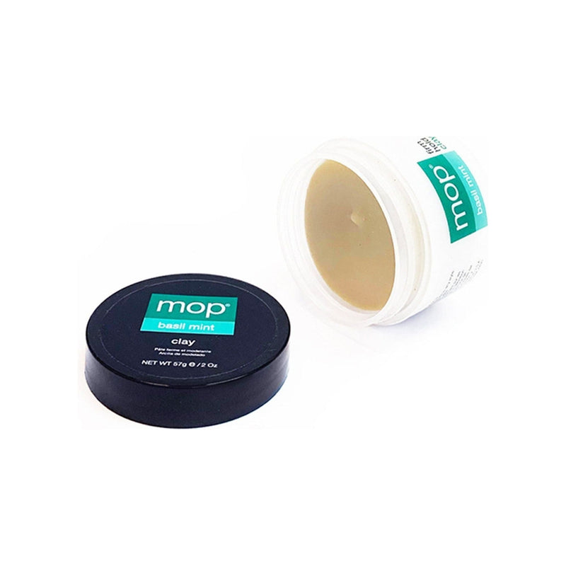 MOP MOP Basil Mint Clay 2 oz Hair Clay Light Gray