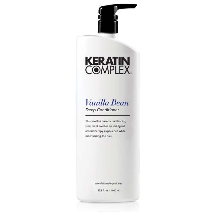 Keratin Complex Keratin Complex Vanilla Bean Deep Conditioner for Unisex 33.8 Oz Deep Conditioner Lavender