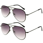 eyekeeper.com 2 Pack 3-10yr Old Kids Child Pilot Metal Sunglasses S15016 Sunglasses White Smoke Black Silver Mirror,Blue Lens,Gold Brown Lens,Gold Green Mirror,Gold Red Mirror,Pink Lens,Purple Lens,Silver G15,Silver Silver Mirror