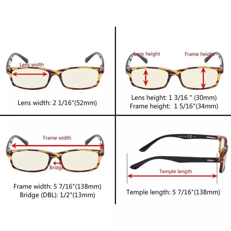 eyekeeper.com 2 Pack Blue Light Filter Reading Glasses CG103 Eyeglasses White Smoke 2 Pairs Mix / without magnification,2 Pairs Mix / +0.50,2 Pairs Mix / +0.75,2 Pairs Mix / +1.00,2 Pairs Mix / +1.25,2 Pairs Mix / +1.50,2 Pairs Mix / +1.75,2 Pairs Mix / +2.00,2 Pairs Mix / +2.25,2 Pairs Mix / +2.50,2 Pairs Mix / +3.00,2 Pairs Mix / +4.00