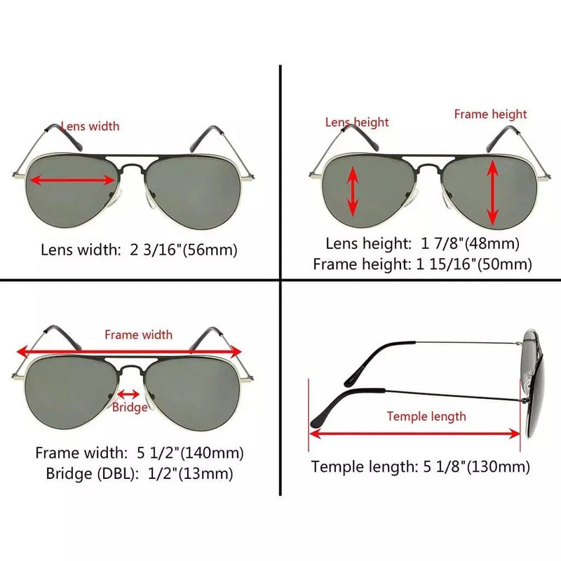 eyekeeper.com 2 Pack Kids Teen Age 8-16 Metal Sunglasses Boys Girls S15018 Sunglasses White Smoke Black Silver Mirror,Blue Lens,Gold Brown Lens,Gold Green Mirror,Gold Red Mirror,Pink Lens,Purple Lens,Silver G15