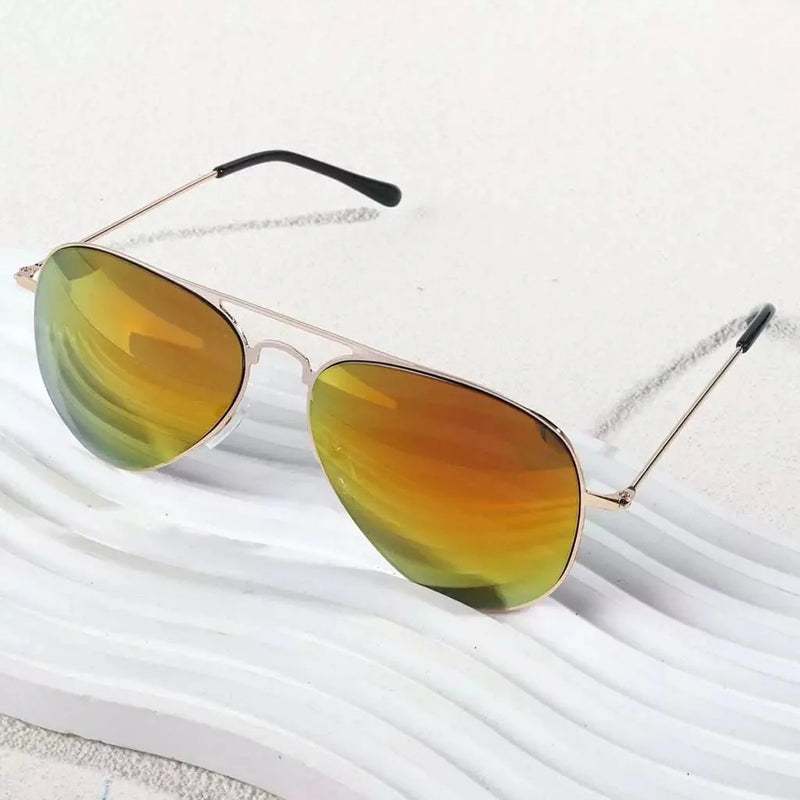eyekeeper.com 2 Pack Kids Teen Age 8-16 Metal Sunglasses Boys Girls S15018 Sunglasses Lavender Black Silver Mirror,Blue Lens,Gold Brown Lens,Gold Green Mirror,Gold Red Mirror,Pink Lens,Purple Lens,Silver G15