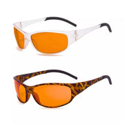 eyekeeper.com 2 Pack Wrapped Sport Blue Light Blocking Eyeglasses DSS080 Eyeglasses White Smoke 2 Pairs Mix / without magnification