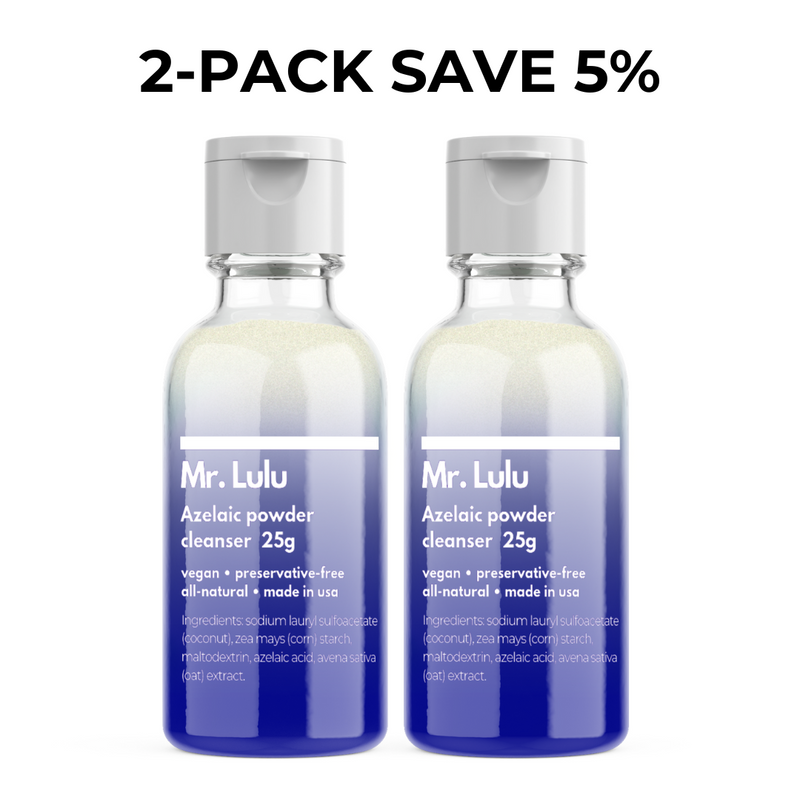 Mr. Lulu Skincare Azelaic Powder Cleanser White Smoke 2-PACK SAVE 5%